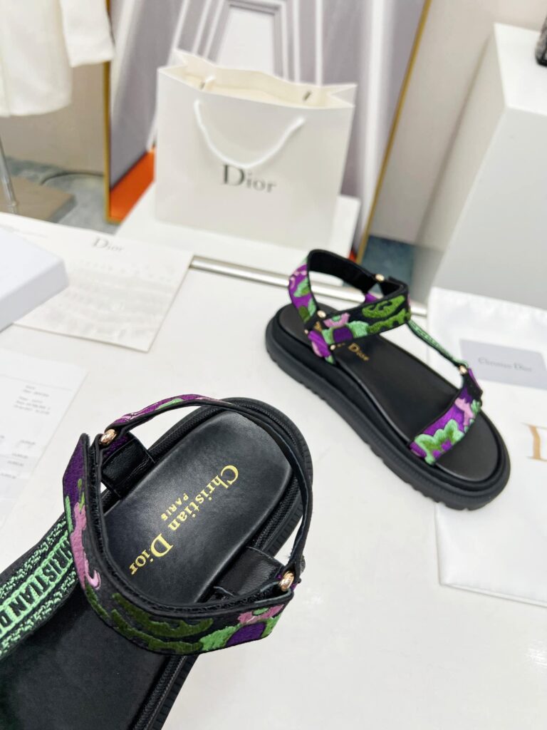 Dior D Wave Sandal Purple Kcq903Cra S89Z - Image 6