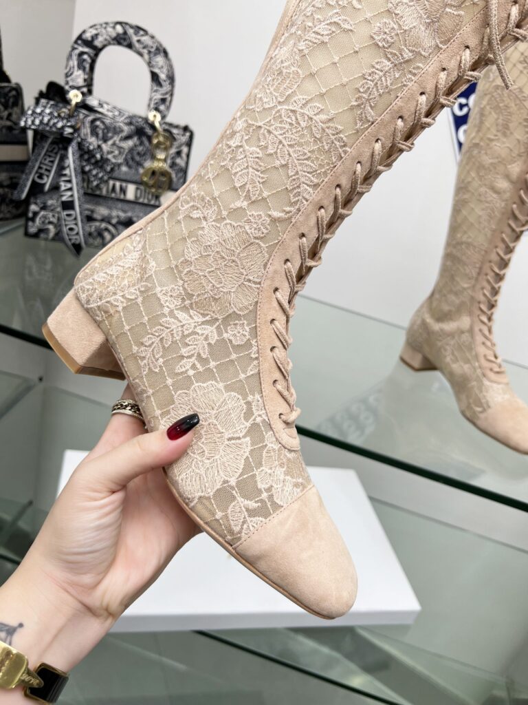 Dior Naughtily D Ankle Boot Beige - Image 3