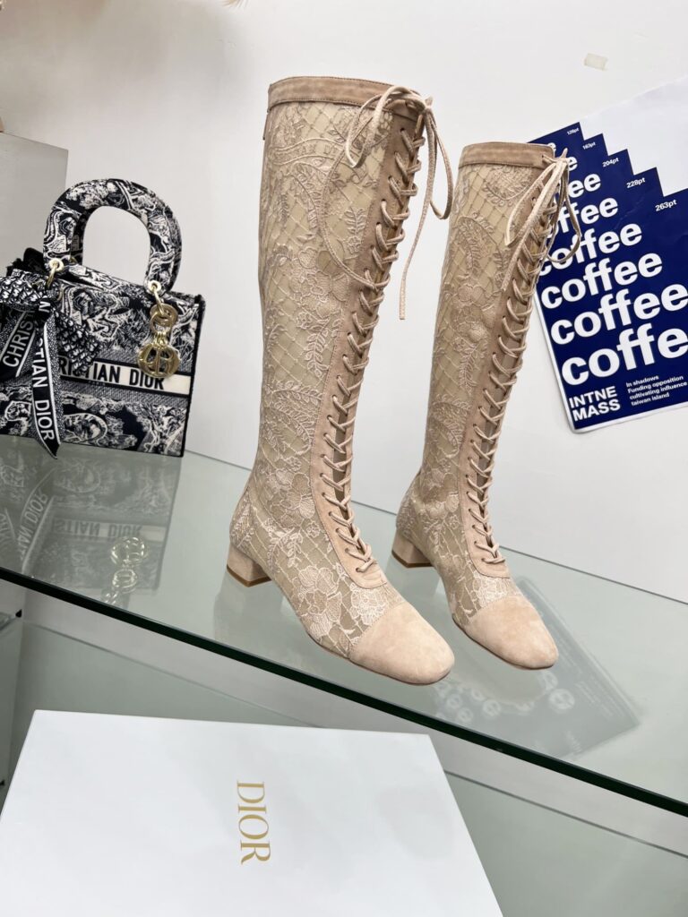 Dior Naughtily D Ankle Boot Beige - Image 6