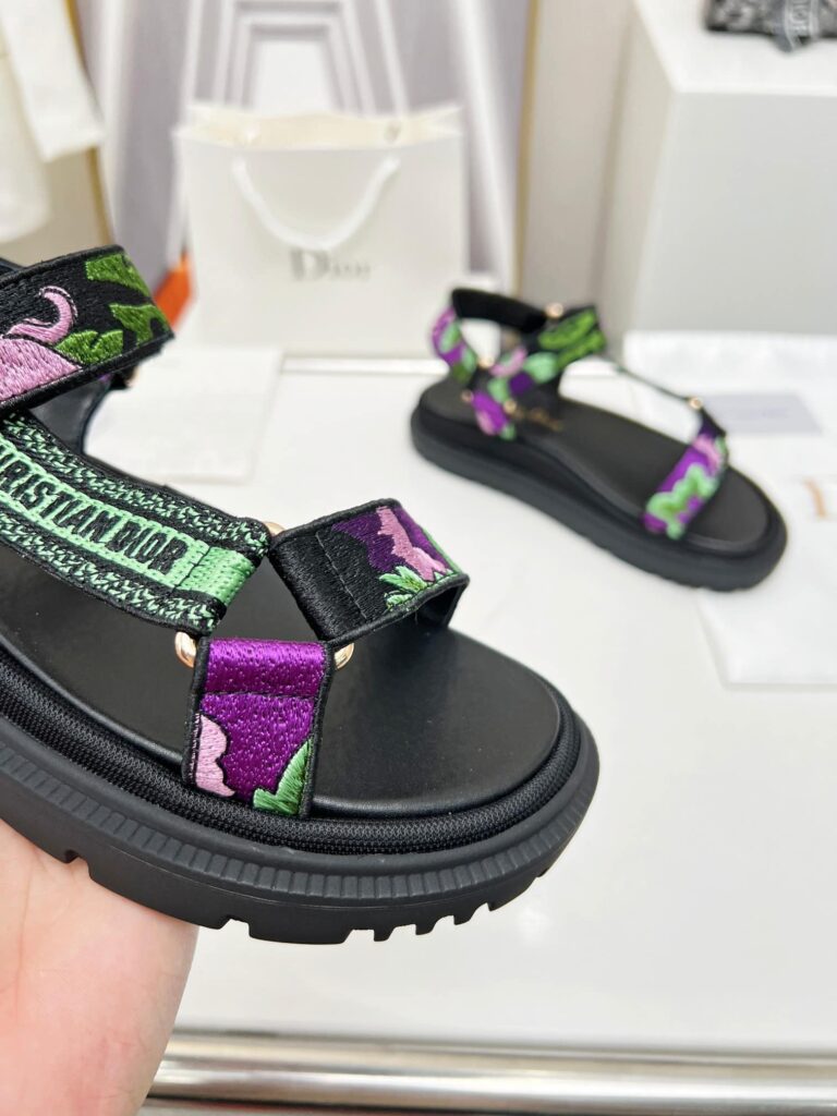 Dior D Wave Sandal Purple Kcq903Cra S89Z - Image 7