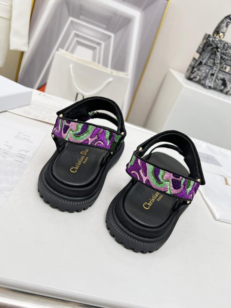Dior D Wave Sandal Purple Kcq903Cra S89Z - Image 8