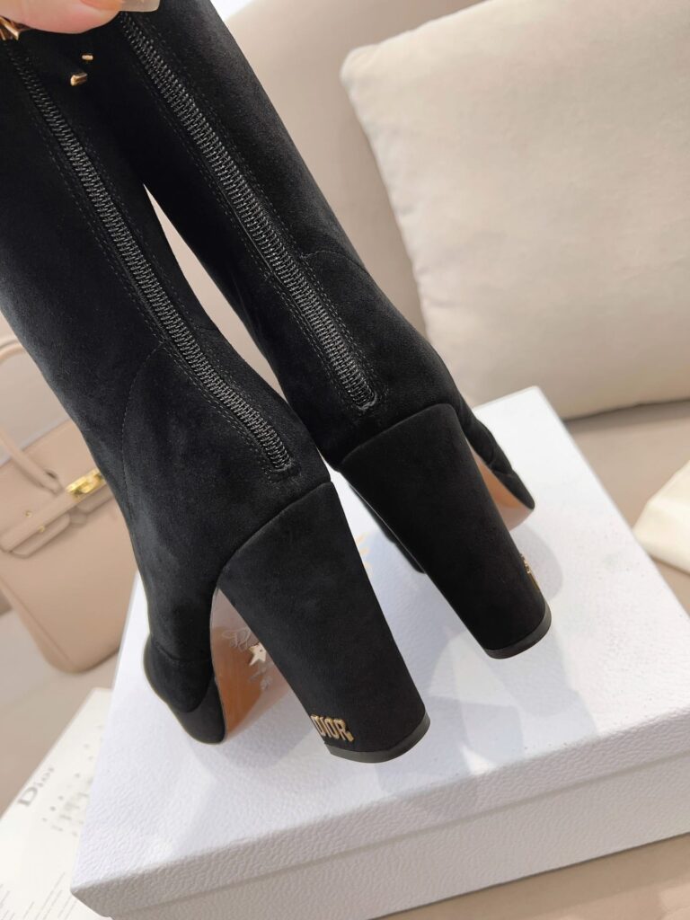 Dior D Rise Ankle Boots Black - Image 5