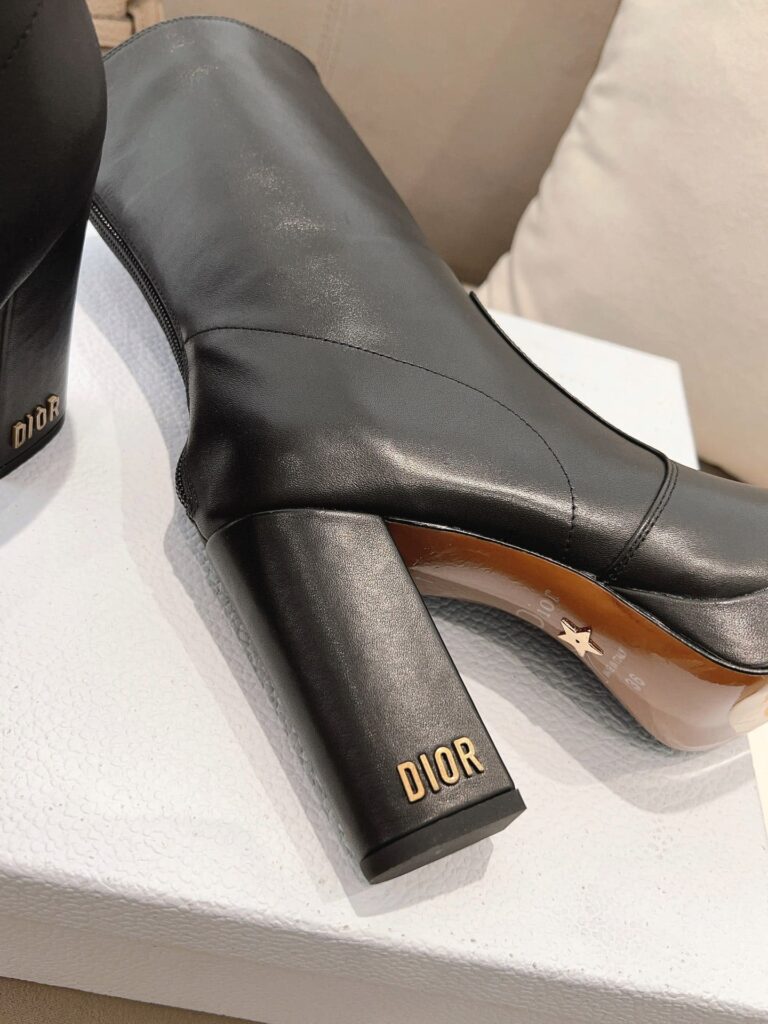 Dior D Rise Ankle Boots Black - Image 4