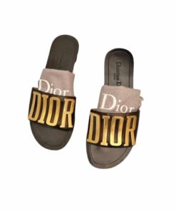 Dior Black Leather Diorevolution Flat