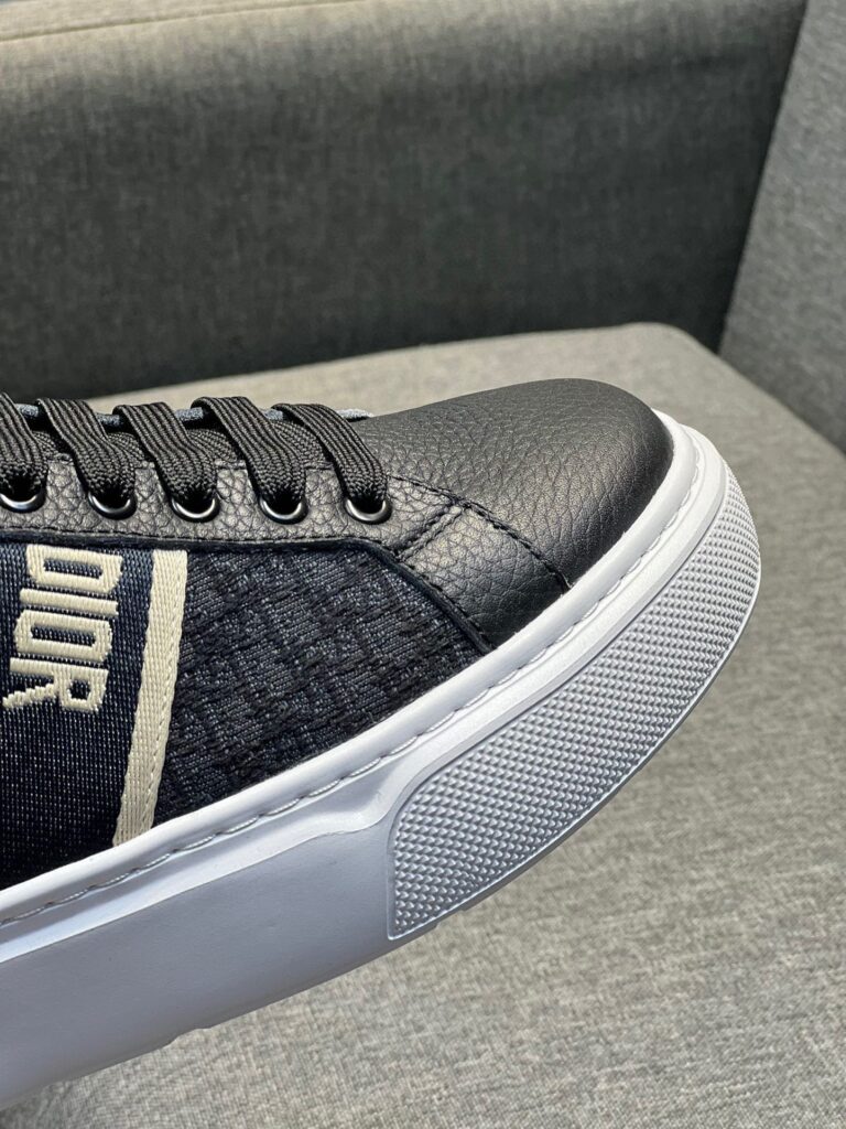 Dior Men'S Sneakers Cd Embroidered Canvas Low Black - Image 2