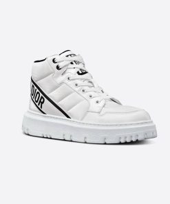 Dior D-Player High-Top Sneakers White