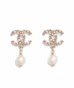 Chanel Pearls Crystal Earrings