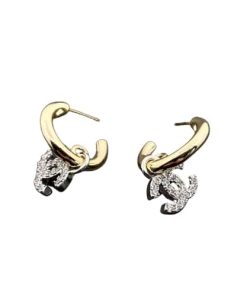 Chanel Pearls Cc Logo Earrings