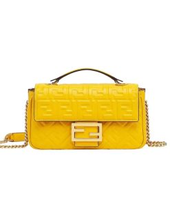 Fendi Bag Nappa Leather Bag Yellow 24Cm 8Br793Ah9Cf1E8V