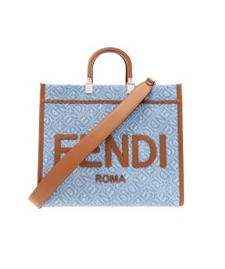 Fendi Sunshine Medium Denim Light Blue 35Cm