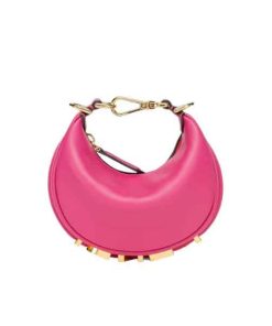 Fendi Nano Fendigraphy Fuchsia Leather Charm Pink 16Cm 7As089Akktf1Mqa