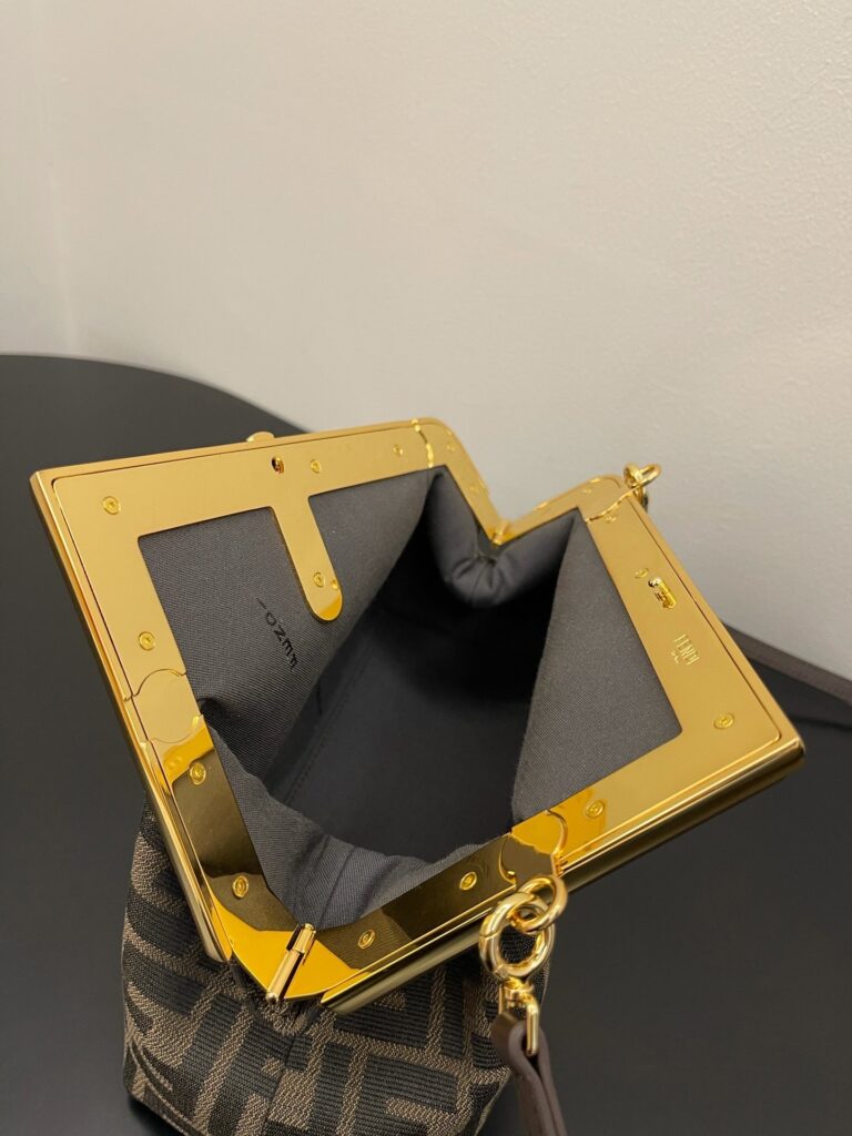 Fendi First Small Ff Brown Bag 26Cm - Image 5