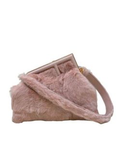 Fendi First Pink Mink Bag 32.5 Cm