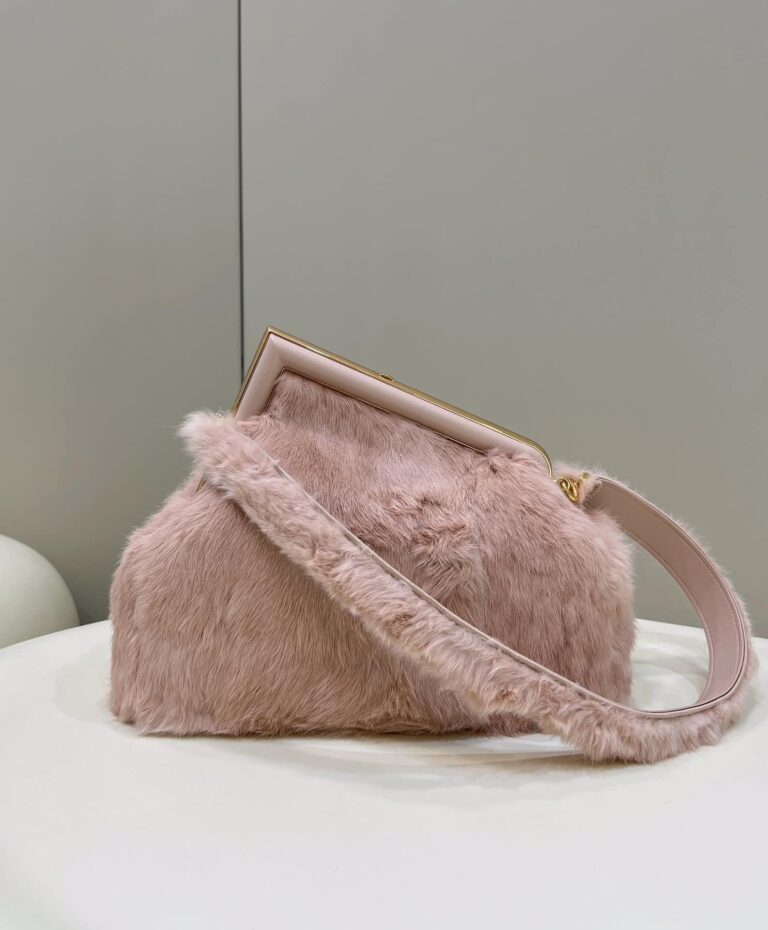 Fendi First Pink Mink Bag 32.5 Cm - Image 3