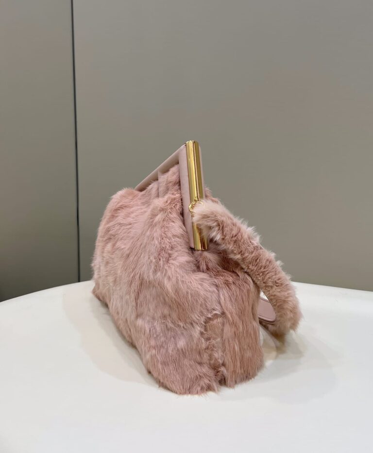 Fendi First Pink Mink Bag 32.5 Cm - Image 4