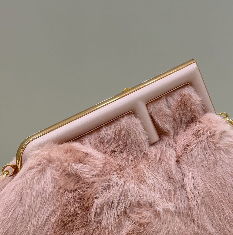 Fendi First Pink Mink Bag 32.5 Cm - Image 8