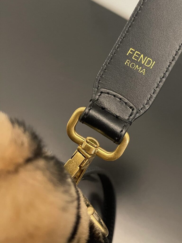 Fendi Mon Tresor Mini Bag In Brown Sheepskin 8Bs010A8Hpf180S - Image 8