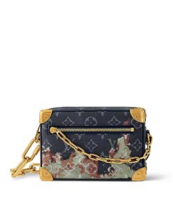 Louis Vuitton Mini Soft Trunk Bag Blue 18Cm M23731