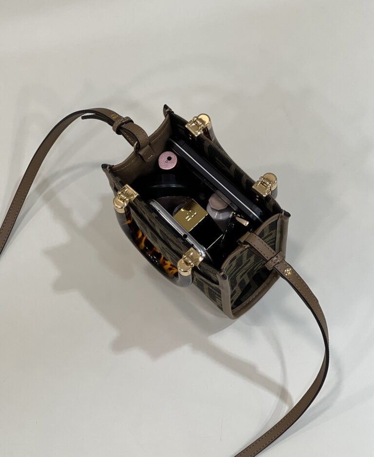 Mini Sunshine Shopper Brown Ff Fabric Mini Bag 18Cm 8Bs051Alvxf1Ge3 - Image 7