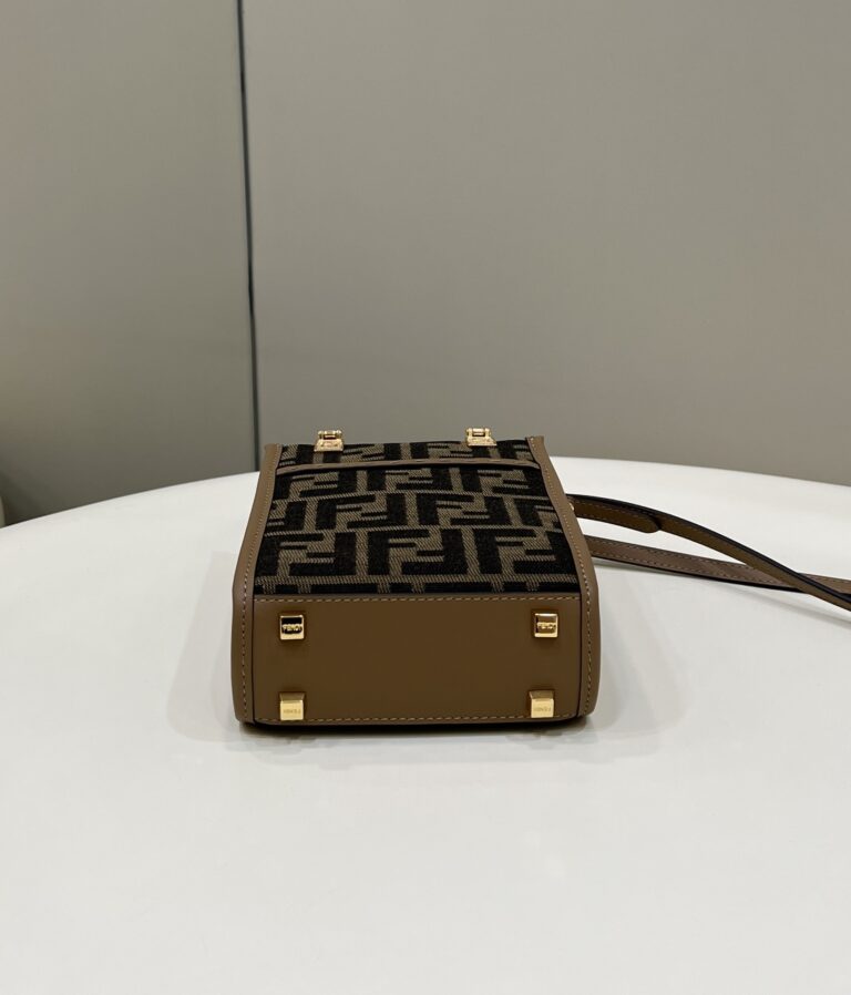 Mini Sunshine Shopper Brown Ff Fabric Mini Bag 18Cm 8Bs051Alvxf1Ge3 - Image 5