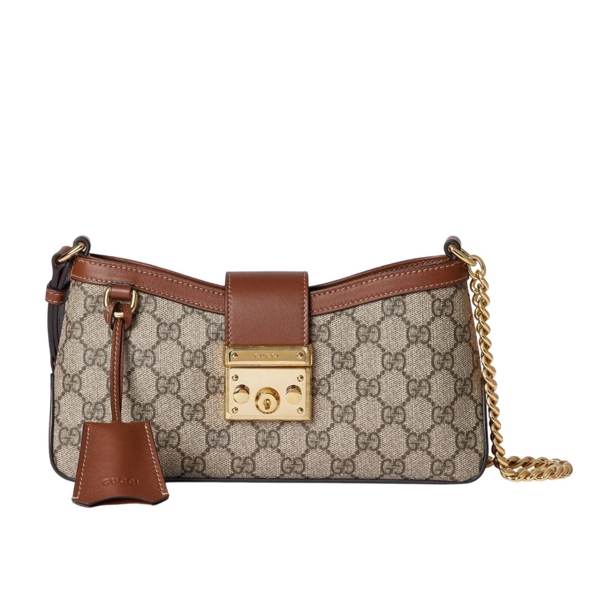 Gucci Padlock Small Shoulder Bag Brown 25Cm 811705 Khnkg 8534 - Image 1