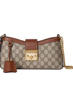 Gucci Padlock Small Shoulder Bag Brown 25Cm 811705 Khnkg 8534