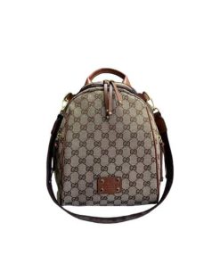 Gucci Supreme Canvas Backpack Beige 29Cm