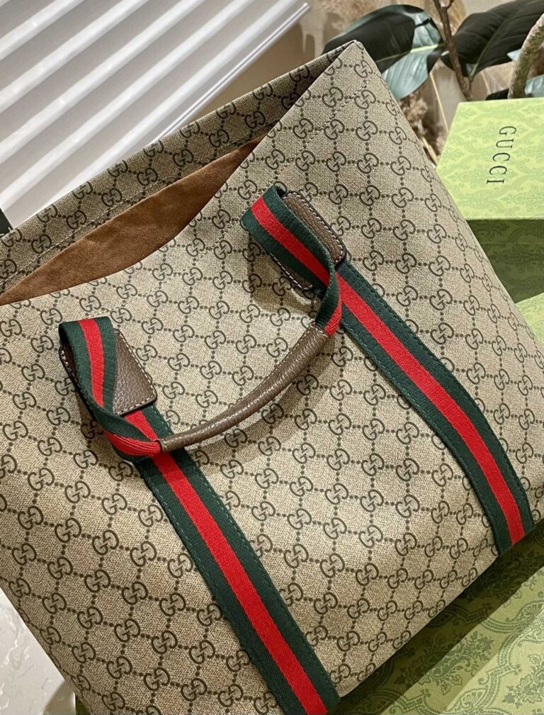 Gucci Gg Tender Medium Tote Bag ?Beige Ebony 30Cm 763287 Fachl 8844 - Image 8