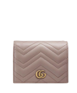 Gucci Marmont Card Case Wallet 11Cm Pink 466492 Dtd1T 6433