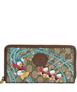 Gucci X Disney Donald Duck Zip Around Wallet 19Cm 647940 2M1At 8679