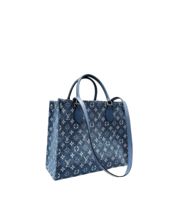 Louis Vuitton Onthego Mm 35Cm Blue Bag