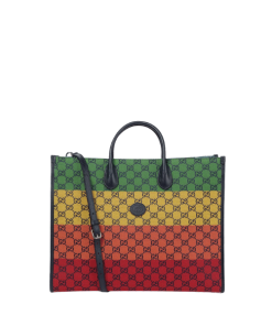 Gucci Medium Tote Bag With Interlocking G 31Cm Multicolor 674148 92Thg 8563