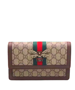 Gucci Ladies Multicolor Queen Margaret Leather Mini Shoulder Bag Brown 20Cm 476079 9I6Qt 8540