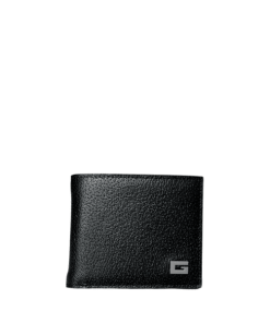 Gucci Initial G Black Short Wallet Black And Grey 11Cm