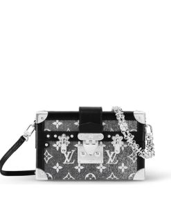 Louis Vuitton Petite Malle Black And Grey 19Cm M21462