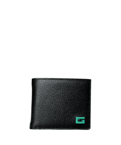 Gucci Initial G Black Short Wallet Black And Green 11Cm