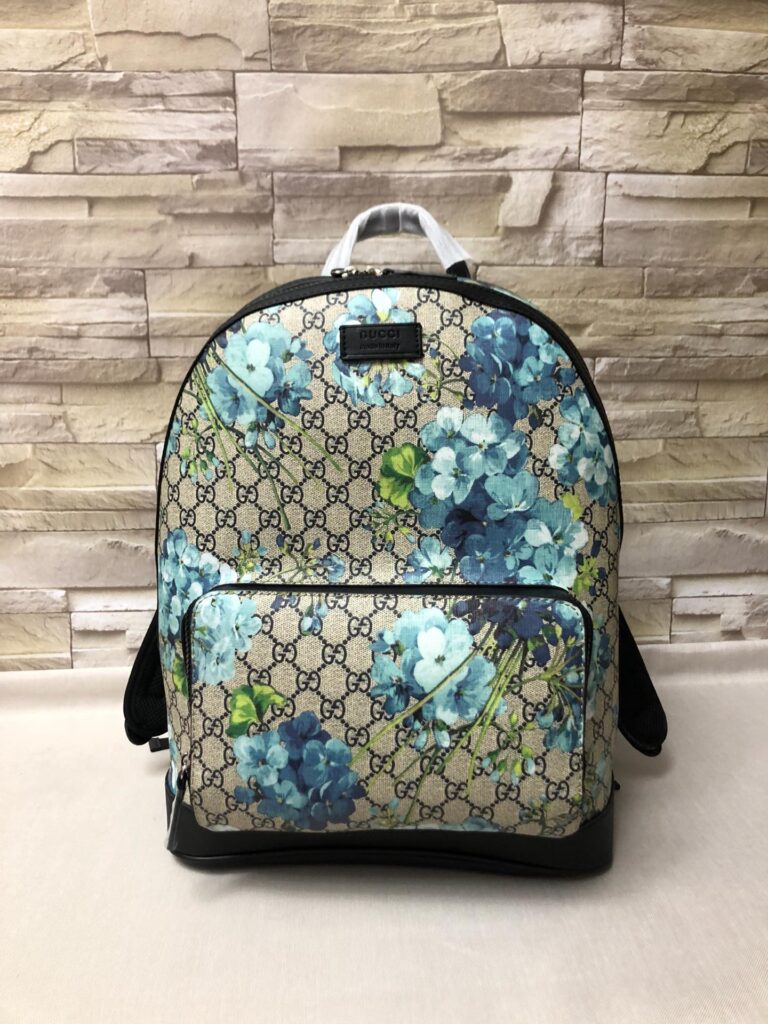 Gucci Gg Blooms Backpack Blue Blooms 41Cm 427042 Ku2Qn 8493 - Image 7