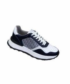 Dior Runner Sneaker Smooth Calfskin Cd Pattern Black And White