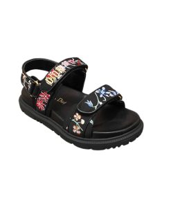 Dior Dioract Sandal Black Multicolor