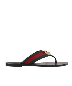 Gucci Gg Thong Web Sandal 612138 H9020 8476