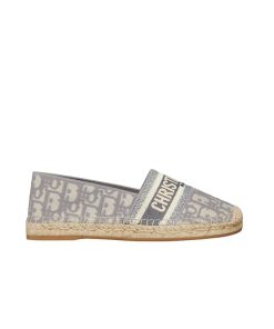 Dior Granville Espadrille Oblique Stone Gray Kdb585Obe S33G