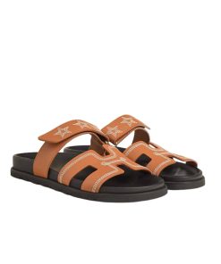 Hermes Chypre Sandal Star Stitched Naturel H232142Z A3350