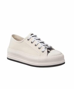 Dior Walk'N'Dior Platform Sneaker Cotton Canvas White Kck386Cvy S03W