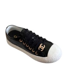 Chanel Women'S Sneakers Cc Trainers In Black