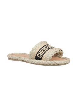 Dior Dway Slide Jute-Coloured Kcq844Ecj S23Y