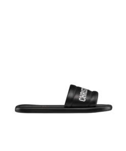 Dior Every D Slide Embossed Lambskin Black Kcq861Lbo S900