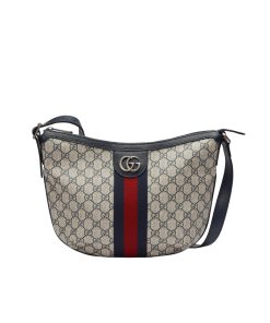 Gucci Ophidia Small Shoulder Navy Blue Bag 598125 2Zgmn 4076