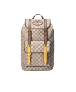 Gucci Soft Gg Supreme Backpack Beige 41Cm 473869 K9Rit 8857