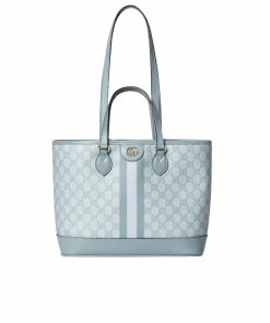 Gucci Ophidia Small Tote Bag Dusty Blue 23Cm ?765043 Fad04 8741