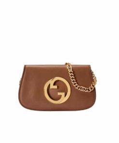 Gucci Blondie Shoulder Bag Brown 28Cm 699268 Uxx0G 2535